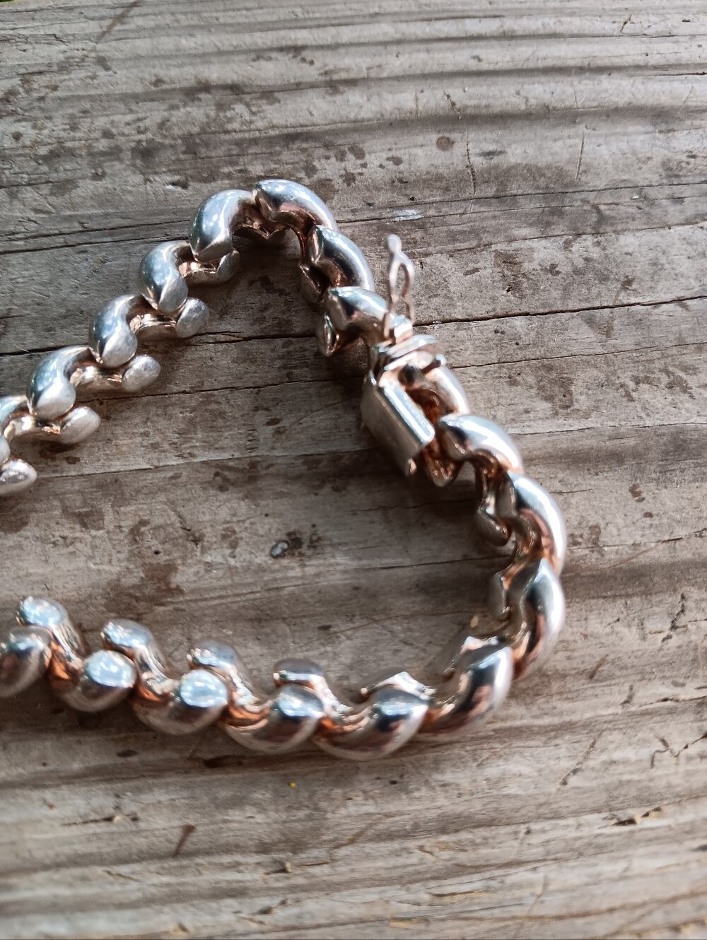 Vintage San Marco 925 Italy 8inch Bracelet - Picture 3 of 6